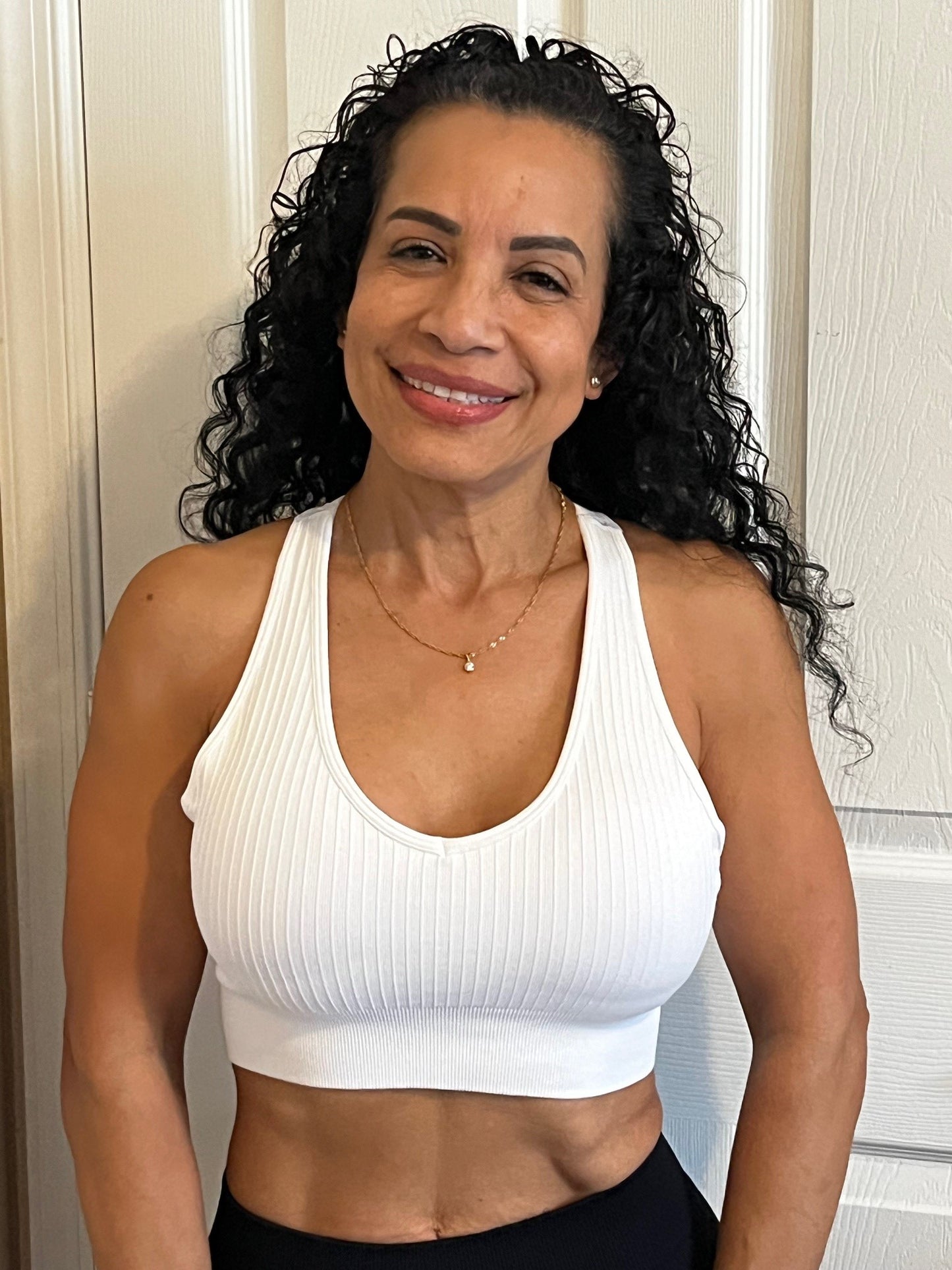 Soft Ribbed Sports Bra