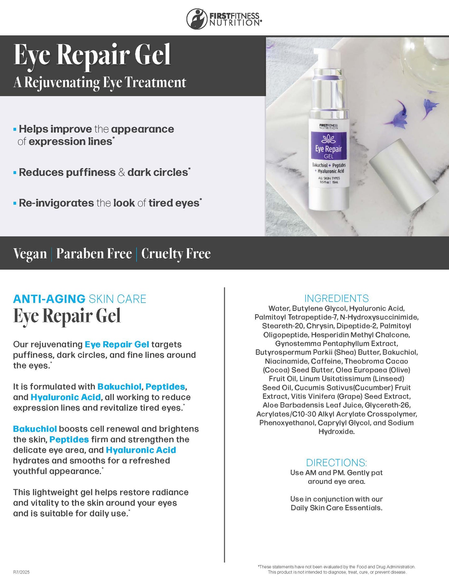 Eye Repair Gel – Dark Circle & Puffiness Treatment