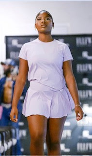 2- Piece Buttery Soft Sports Blouse & Skort