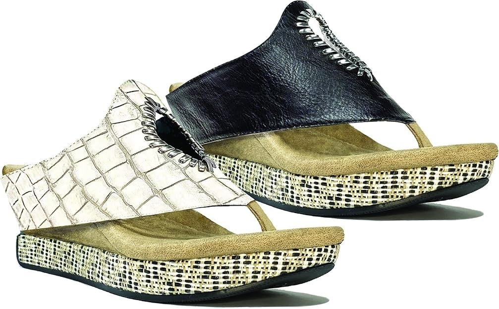 Modzori: Lucia 5 Mid Wedge Reversible Sandal