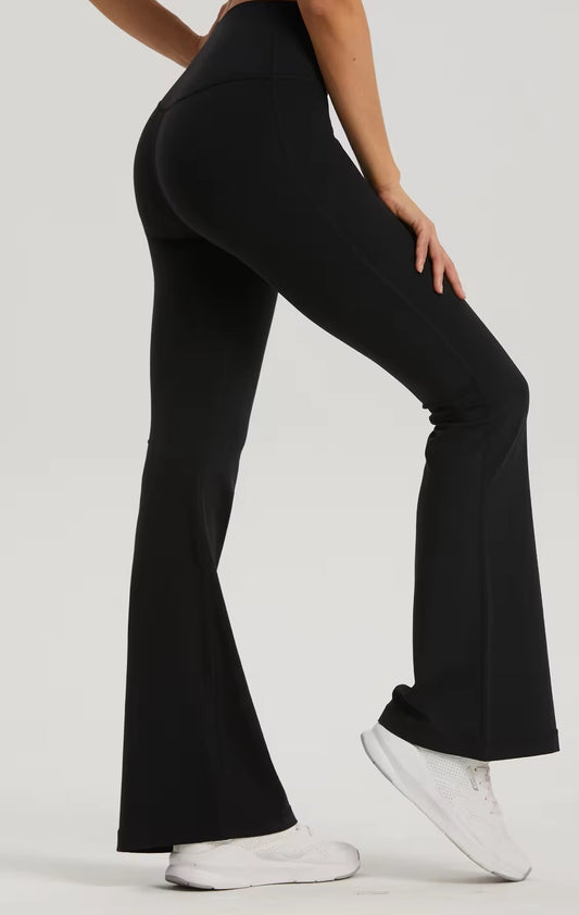 High Waist Wide Leg/Flare Leggings