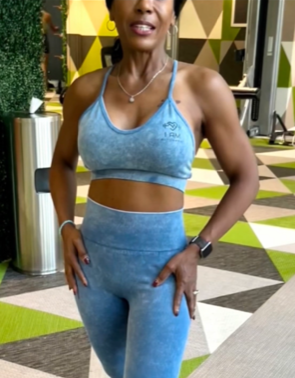 Sand Washed: Sports Bra and High-Waisted, Hip Lift Leggings Set