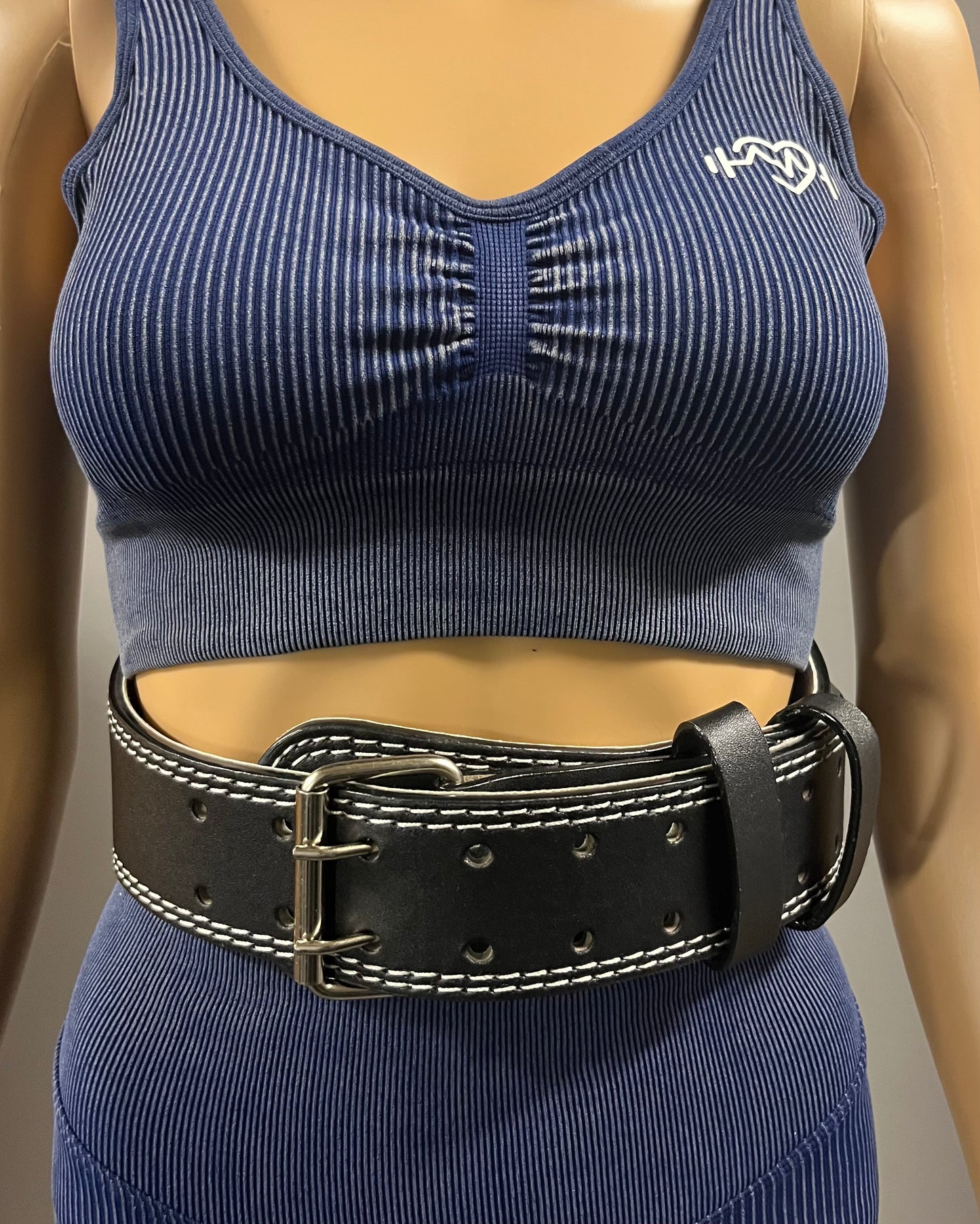 I AM Lifting:  Adjustable Leather Weight Lifting Belt for Men and Women