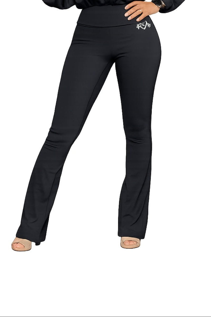 Buttery Soft: 2-Piece Crossed Back Sports Bra & Wide Leggings Set