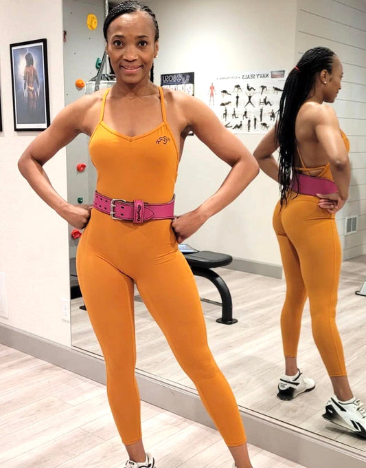 V-Neck Bodysuit Strappy Back