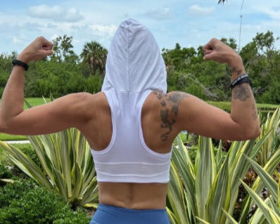 Hoodie Sports Bra