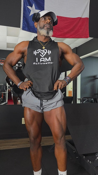 Men's: Sleeveless Hoodie for Him or for Her