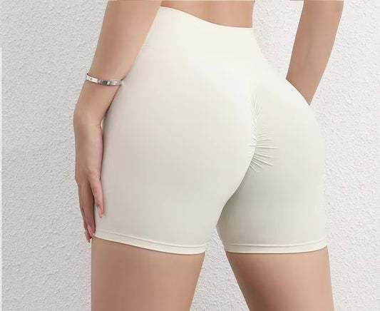 I AM Unleashed: Solid Butt Lifting Scrunch High Waist Shorts