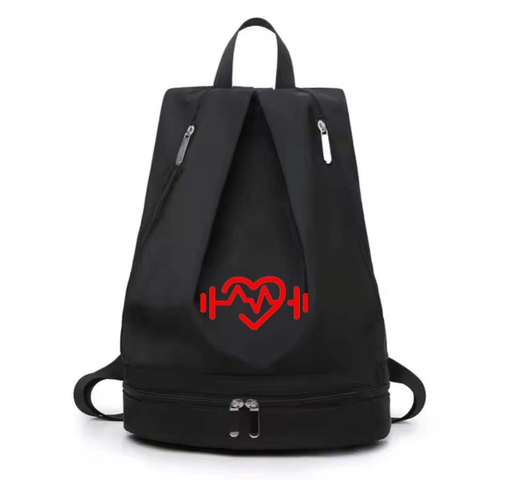 Bag - Large Gym Sport Backpack with Separate Shoe Compartment