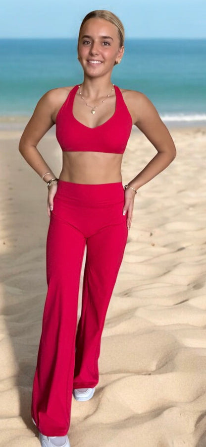 2-Piece Buttery Soft Indoor/Outdoor Sports Bra & Leggings Set