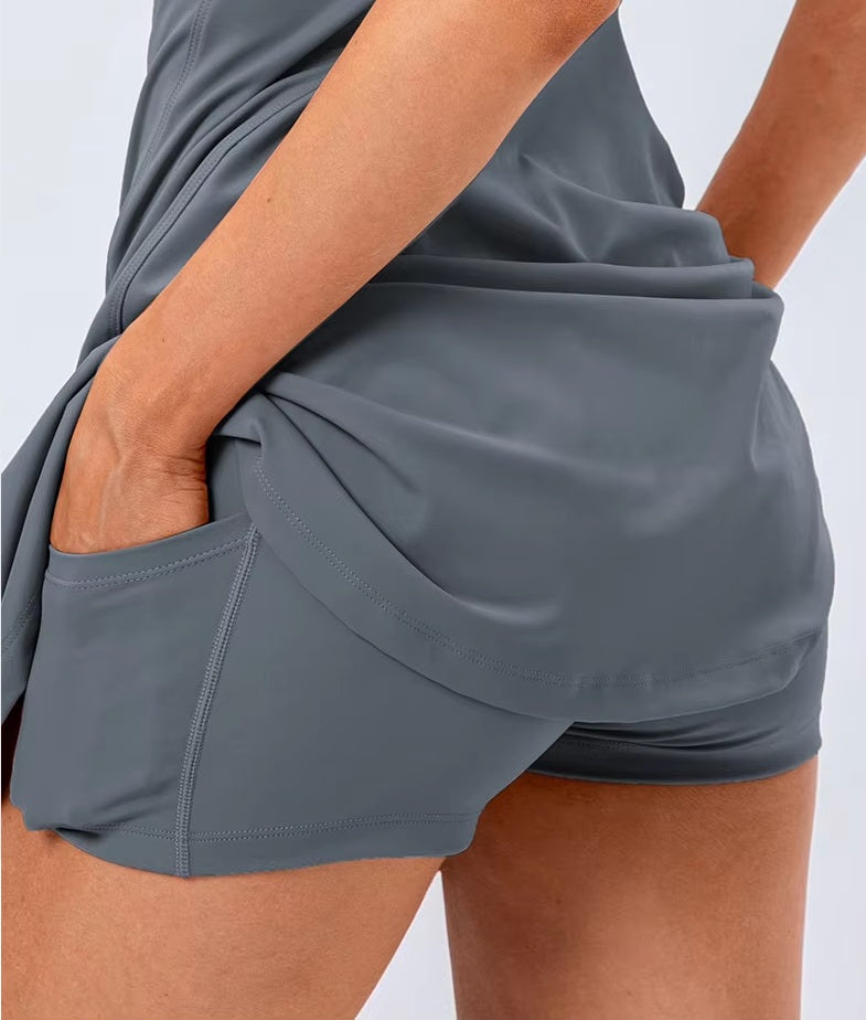 Sports & Lounging Fashion Dress 2-Piece Set