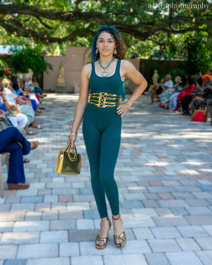 Ribbed: Sleeveless Tummy-Control Bodysuit