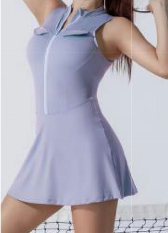 Slimming Exercise Dress with Built-In Shorts & Bra