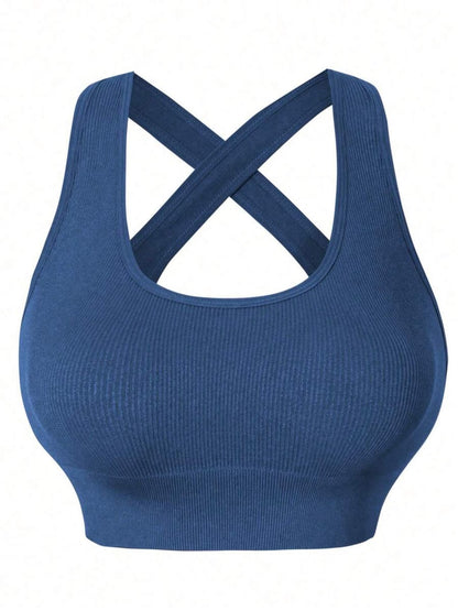 Soft Ribbed: 2-Piece Sports Bra and Booty Lifting Leggings Set