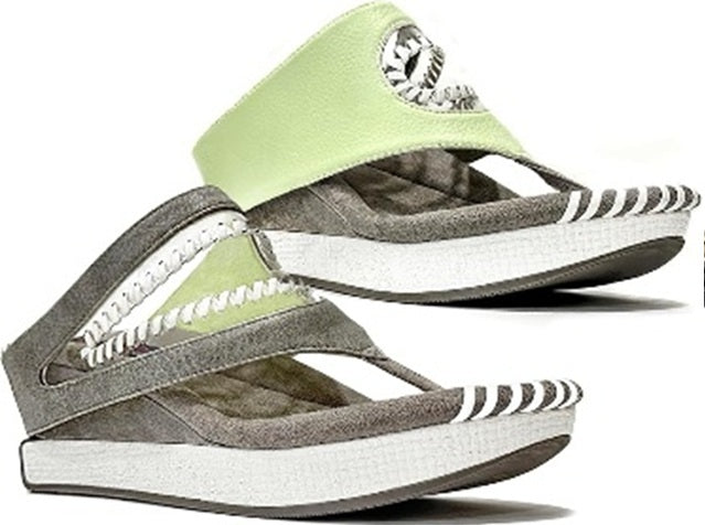Modzori: Valencia 3 Mid Wedge Reversible Sandal