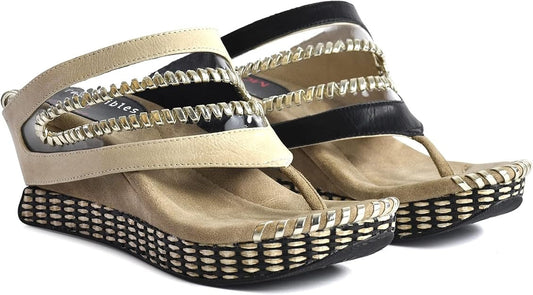 Modzori:  Valencia - 3 Mid Wedge Reversible Sandal