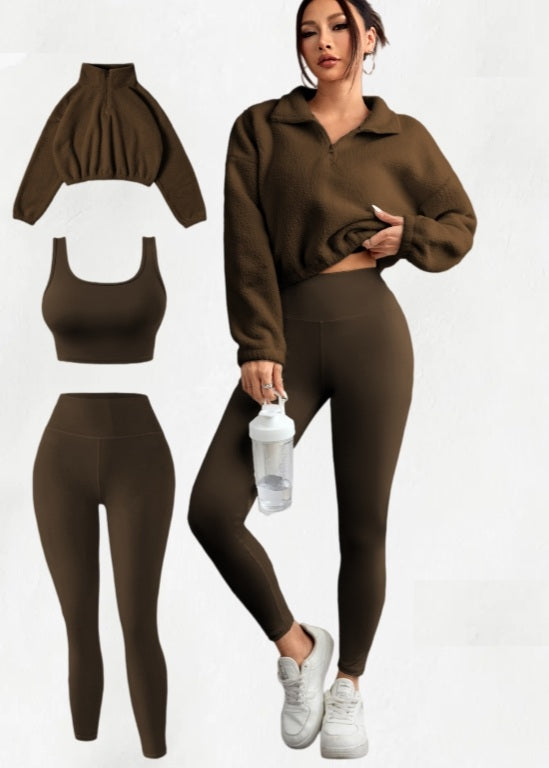 Jackets: Pullover Plush Sweatshirt ONLY
