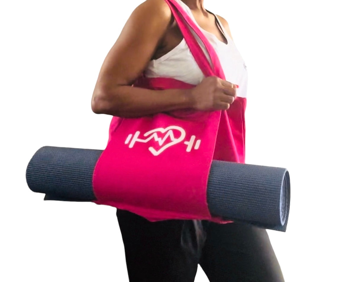 Bag - Yoga Mat Storage, Fitness, Shopping Bag with Shoulder Straps