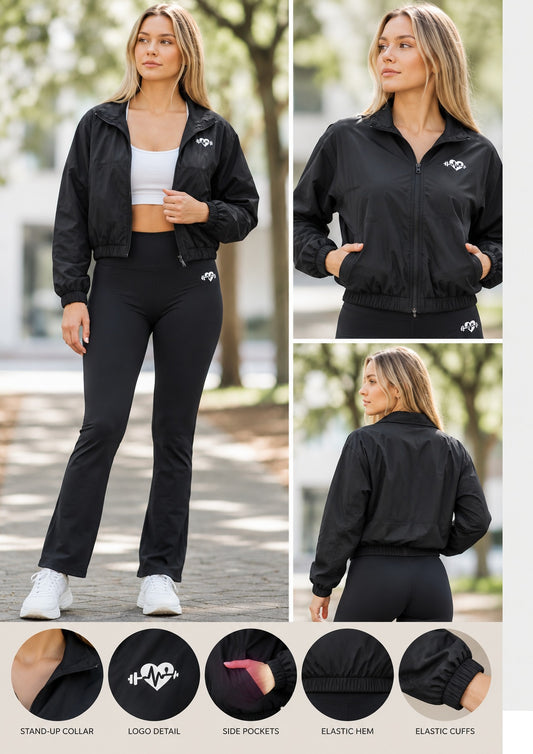 Jackets: Zippered Soft Adjustable Long Sleeves, Lightweight Comfortable Jacket