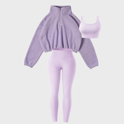Jackets: Pullover Plush Sweatshirt ONLY