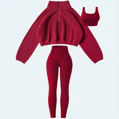 Jackets: Pullover Plush Sweatshirt ONLY